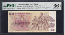 Czechoslovakia, 500 Korun, 1973, Gem UNC 66