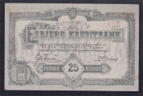 Denmark, 25 Kroner, 1891-1925, AU