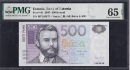 Estonia, 500 Krooni, 2007, Gem UNC 65 EPQ