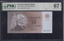 Finland, 50 Markkaa, 1963, Superb Gem UNC 67 EPQ