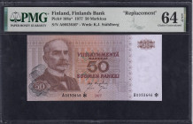Finland, 50 Markkaa, 1977, Choice UNC 64 EPQ, 'REPLACEMENT'