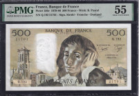 France, 500 Francs, 1979-1986, About UNC 55