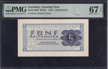 Germany, 5 Reichsmark, 1944, Superb Gem UNC 67 EPQ
