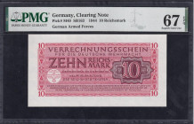 Germany, 10 Reichsmark, 1944, Superb Gem UNC 67 EPQ