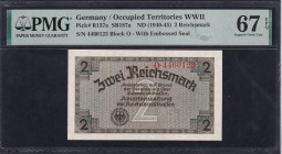 Germany, 2 Reichsmark, 1940-45, Superb Gem UNC 67 EPQ