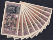 Germany, 50 Reichsmark, 1940-1945, XF, Set of 10 banknotes