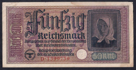 Germany, 50 Reichsmark, 1940-1945, XF,