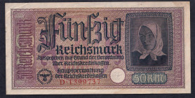 Germany, 50 Reichsmark, 1940-1945, XF,