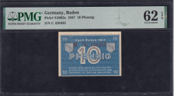 Germany, 10 Pfening, 1947, UNC 62 EPQ