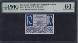 Germany, 10 Pfening, 1947, Choice UNC 64 EPQ