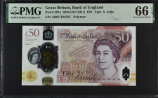 Great Britain, 50 pounds, 2020, Gem UNC 66 EPQ