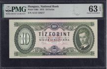 Hungary, 10 Forint, 1975, Choice UNC 63 EPQ