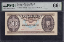 Hungary, 50 Forint, 1980, Gem UNC 66 EPQ