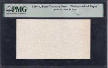 Latvia, 20 Latu, 1940, UNC