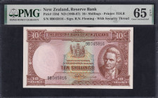 New Zealand, 10 Shillings, 1960-1967, Gem UNC 65 EPQ