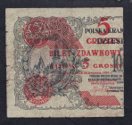 Poland,  5 Grosz , 1924, F