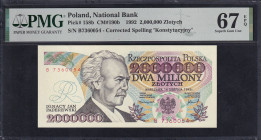 Poland, 2000000 Zlotych, 1992, Superb Gem UNC 67