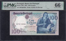 Portugal, 100 Escudos, 1981, Gem UNC 66 EPQ