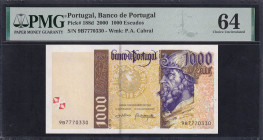 Portugal, 1000 Escudos, 2000, Choice UNC 64