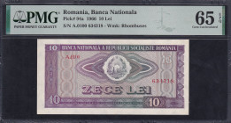 Romania, 100 Lei, 1966, Gem UNC 65 EPQ