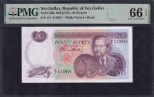 Seychelles, 20 Rupees, 1977, Gem UNC 66 EPQ