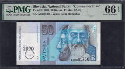 Slovakia, 50 Korun, 2000, Gem UNC 66 EPQ