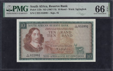 South Africa, 10 Rand, 1967, Gem UNC 66 EPQ