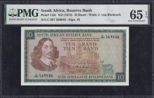 South Africa, 10 Rand, 1975, Gem UNC 65 EPQ