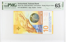 Switzerland, 10 Franken, 2016, Gem UNC 65 EPQ