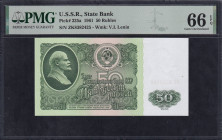 U.S.S.R., 50 Rubles, 1961, Gem UNC 66 EPQ