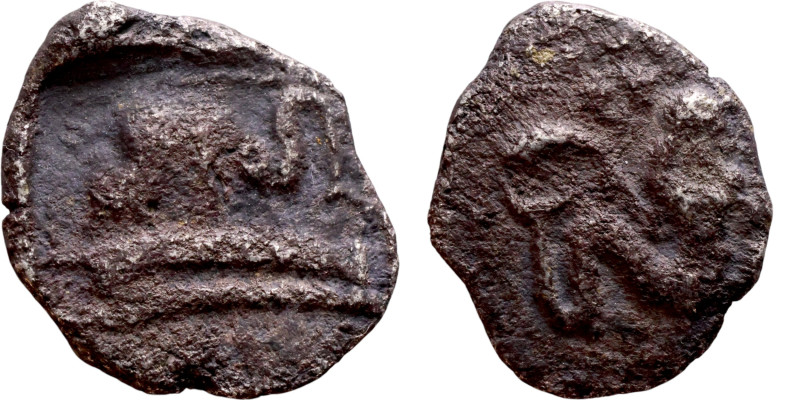 Phoenicia, Obol, Sidon (375-333 BC) Obverse: Galley l.; legend in Phoenician, Re...