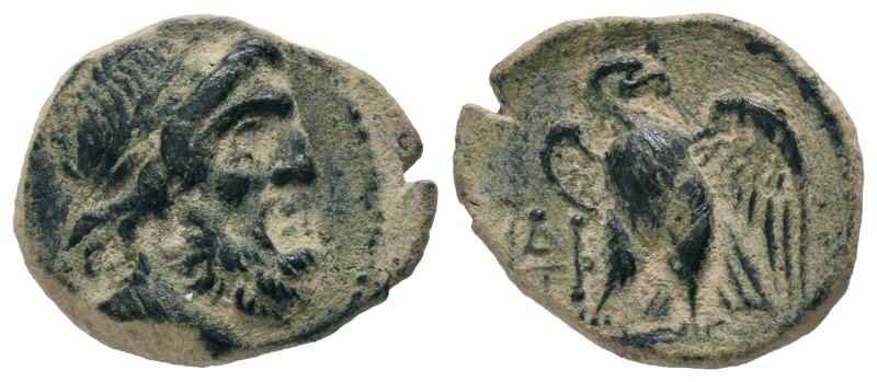 KINGS OF GALATIA. Deiotaros, (62-40 BC). AE Obv: Laureate head of Zeus to right....