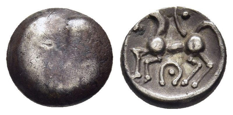 CELTIC COINS/ KELTEN. Eastern Celts. Boier. Obol (1st century BC). Type "Roseldo...