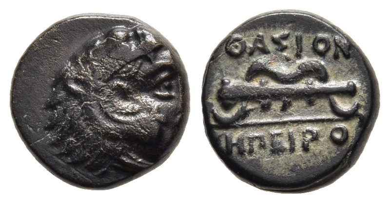 MACEDON. Philippi (as Thasian Epeiros [Krenides]). AE (circa 360/59-356 BC).

Ob...
