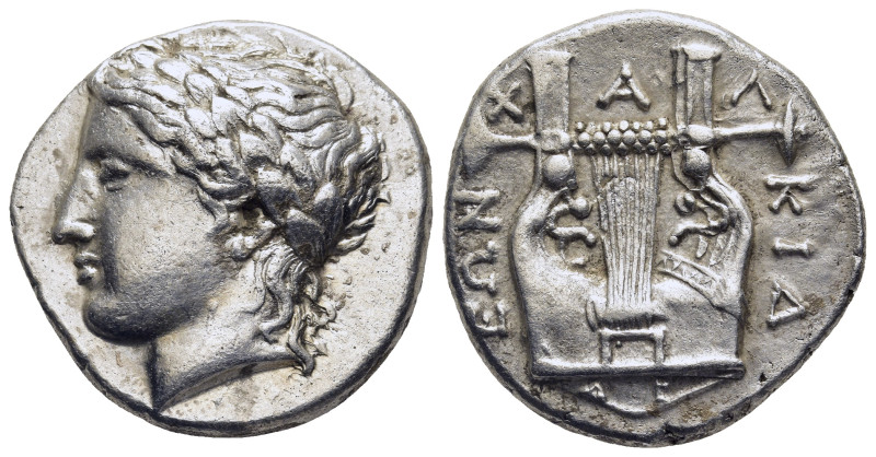 MACEDON. Chalkidian League. Tetradrachm (Circa 350 BC). Olynthos.

Obv: Laureate...