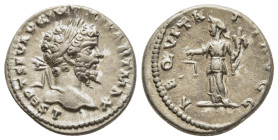 SEPTIMIUS SEVERUS (193-211). Denarius. Laodicea ad Mare.

Obv: L SEPT SEV AVG IMP XI PART MAX.
Laureate head right.
Rev: AEQVITATI AVGG.
Aequitas stan...