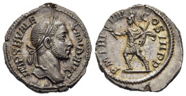 SEVERUS ALEXANDER (222-235). Denarius. Rome.

Obv: IMP SEV ALEXAND AVG.
Laureate head right.
Rev: P M TR P VIII COS III P P.
Mars advancing left, hold...