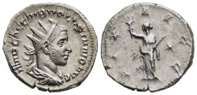 VOLUSIAN (251-253). Antoninianus. Rome.

Obv: IMP CAE C VIB VOLVSIANO AVG.
Radiate, draped and cuirassed bust right.
Rev: PAX AVGG.
Pax standing left,...