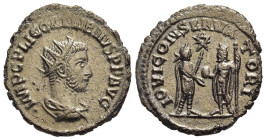 GALLIENUS (253-268). Antoninianus. Samosata

Obv: (dot) IMP C P LIC GALLIENVS P F AVG.
Radiate, draped and cuirassed bust of Gallienus to right. 
Rev:...