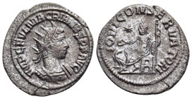 MACRIANUS (Usurper, 260-261). Antoninianus. Samosata.

Obv: IMP C FVL MACRIANVS P F AVG.
Radiate and cuirassed bust right.
Rev: IOVI CONSERVATORI.
Jup...