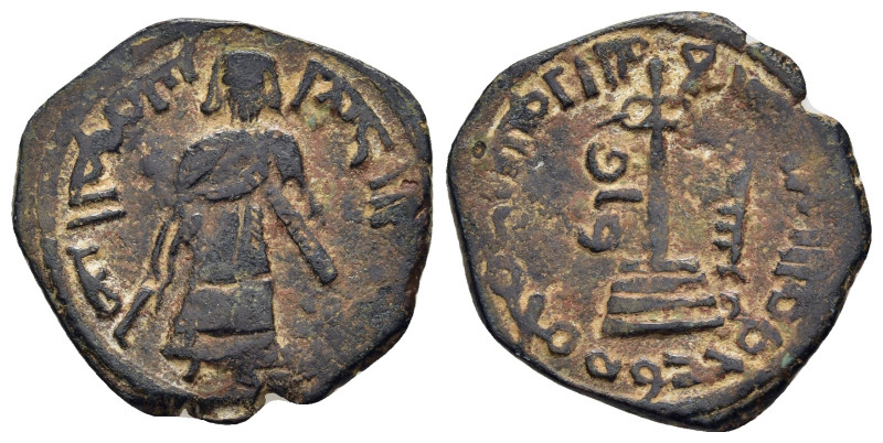 ISLAMIC. Umayyad Caliphate. Time of 'Abd al-Malik ibn Marwan (AH 65-86). Ae Fals...