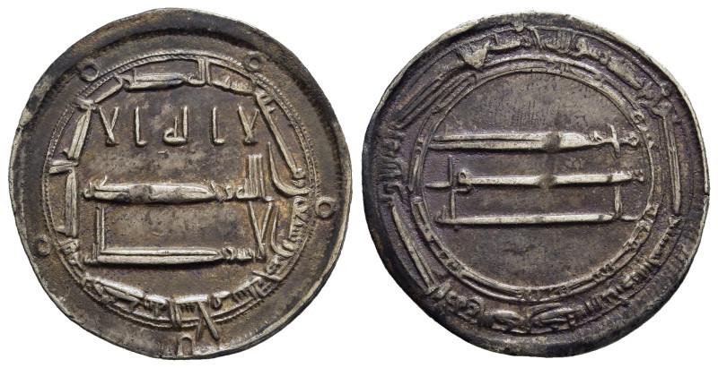 ISLAMIC. Abbasid Caliphate. Dirham. Madinat al-Salam mint, AH 175.

Condition: G...
