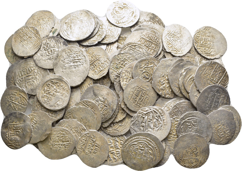 A lot containing 110 Islamic silver coins. Anatolian Principalities and Ilkhanid...