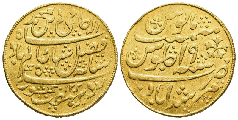 EAST INDIA COMPANY. Bengal Presidency. Second milled issue, gold Mohur in the na...
