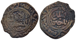 ISLAMIC. The Coinage of Yemen. Rasulids, al-Manṣūr ‘Umar ibn 'Alī, (AH 626-647 / AD 1229-1249), AE fals ND, Mabyan mint. 
Condition: Rare and very fin...