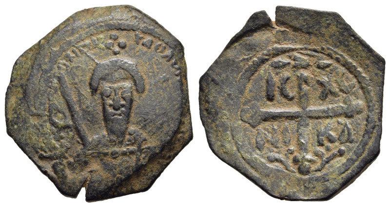 CRUSADERS. Antioch. Tancred (Regent, 1101-1103 & 1104-1112). Follis.

Obv: Facin...