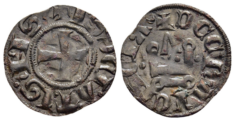 CRUSADERS. Frankish Greece. Achaia. Contemporary imitation of Glarenza (circa 13...