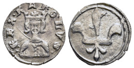 HUNGARY. Karl Robert I. (1307-1342). Denar.

Obv: REX KAROLVS.
Kings bust facing.
Rev: Large fleur de lis.

Huszár 476.

Condition: Very fine.

Weight...