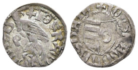 WALLACHIA. Radu I. (1377-1483). AR Ducat or Dinar.

Obv: + IOҺS RADOLVS VAIA.
Coat of arms; sigla Θ.
Rev: + IOE RADOLVS B.
Helmet with cross on bowl; ...