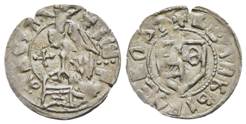 WALLACHIA. Radu I. (1377-1483). AR Ducat or Dinar.

Obv: + BEЛИKБI BOЄBOДA.
Coat...